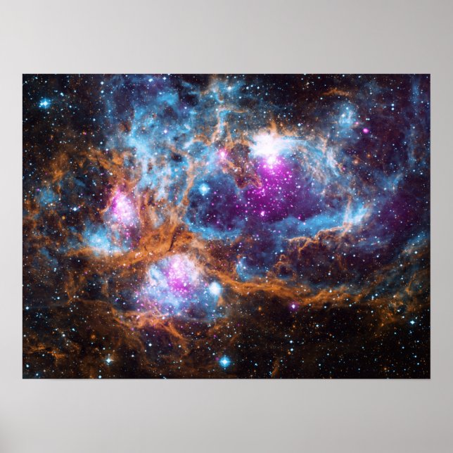 Lobster Nebula - Cosmic Winter Wonderland Poster (Framsidan)
