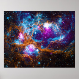 Lobster Nebula eller NGC 6357, ZGOA Poster