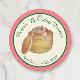 Lobster Newburg Newberg Seafood Dinner Party Gåvor Etiketter