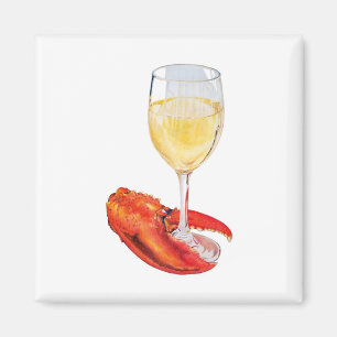 Lobster och Vin Magnet
