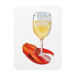 Lobster och Vin Magnet