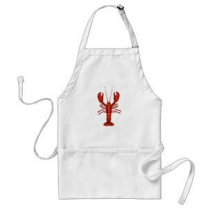 Lobster Painting Nautical Coastal Förkläde