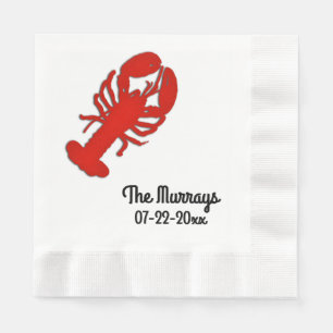 Lobster Personlig Pappersservett