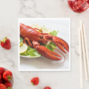 Lobster Photo Pappersservett