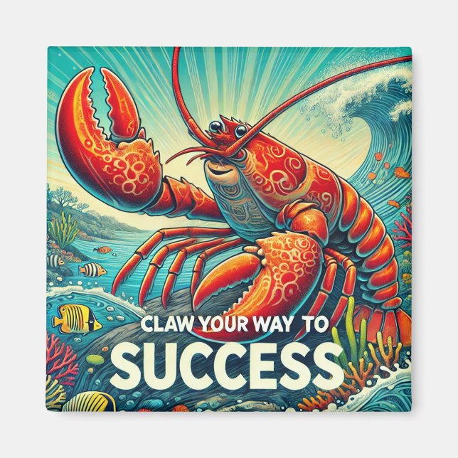 Lobster Poster Magnet (Framsidan)