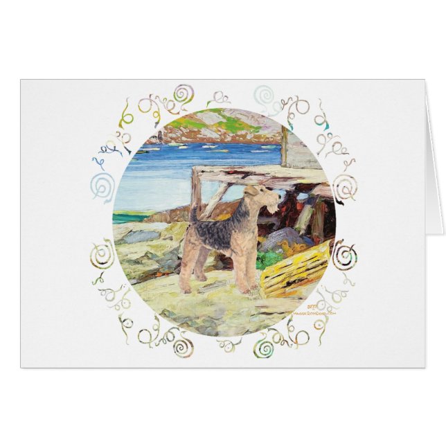 Lobster Pots Hälsningskort (Framsidan Horizontal)