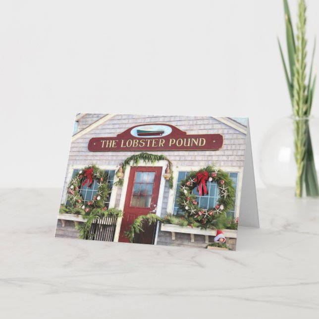 Lobster Pound-helgdagar Kort (Framsida)