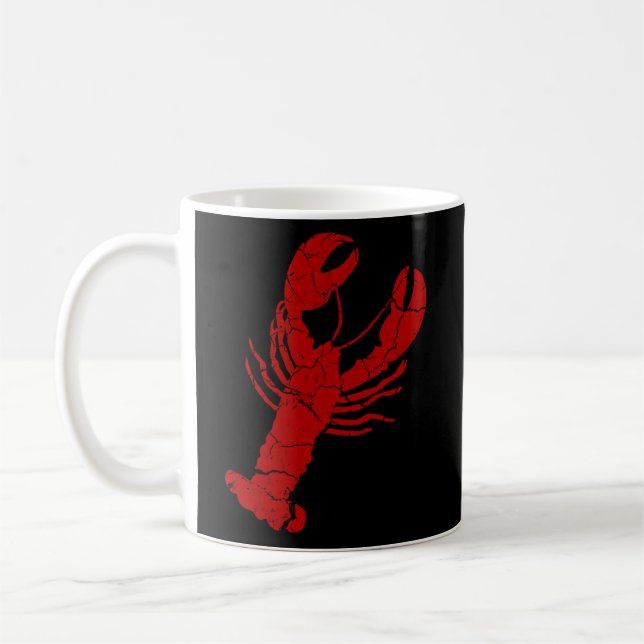 Lobster Print - Lobster Kaffemugg (Vänster)