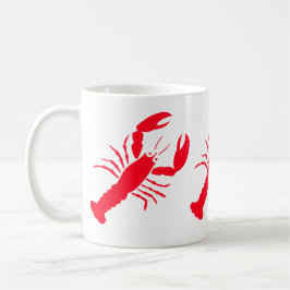 Lobster Red Kärlek 4Marty Kaffemugg