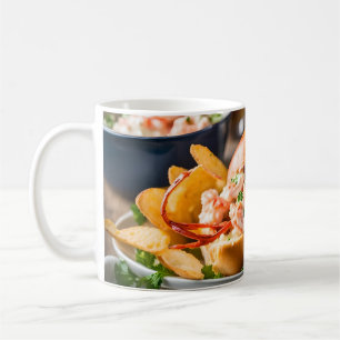 Lobster Roll och Potato Chip Kaffemugg