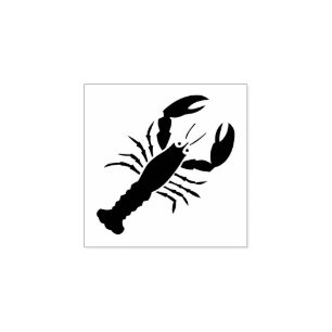 ’Lobster’ Rubber Frimärke Stämpel