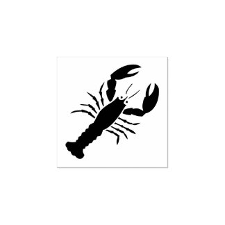 ’Lobster’ Rubber Frimärke Stämpel
