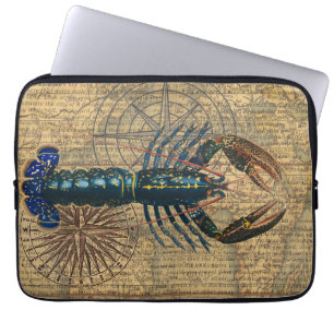 Lobster Shellfish Seafood Maine Classic Ocean Laptop Fodral
