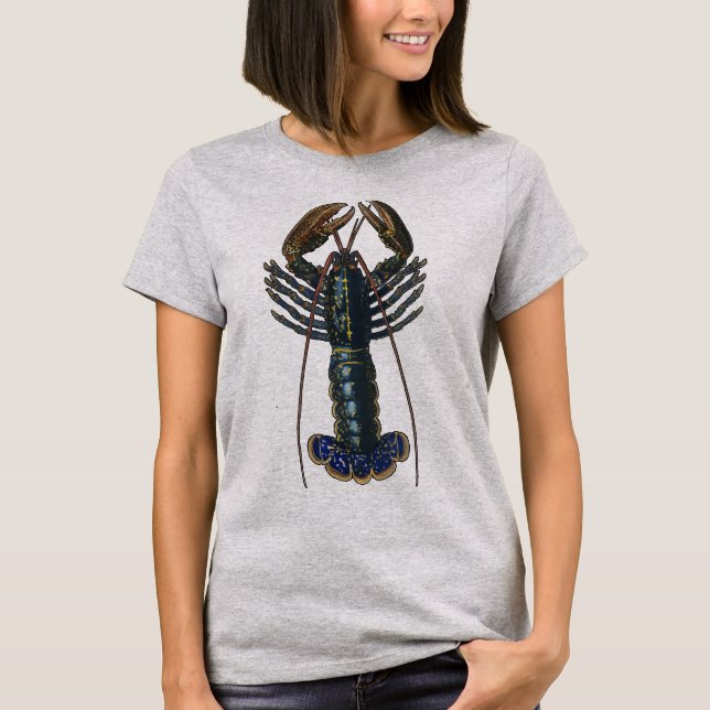 Lobster Shellfish Seafood Maine Classic Ocean T Shirt (Framsida)