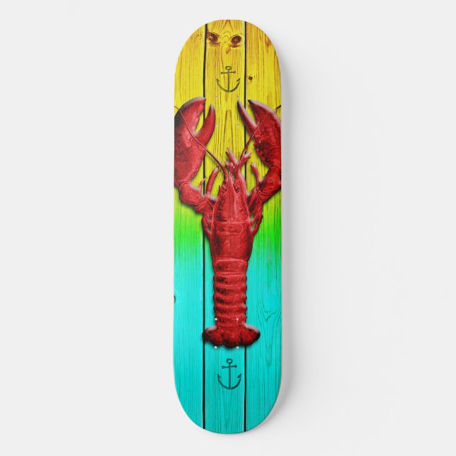 Lobster Skateboard Deck (Framsida)