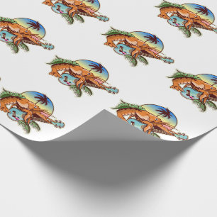 Lobster som spelar en ukulele guitar presentpapper