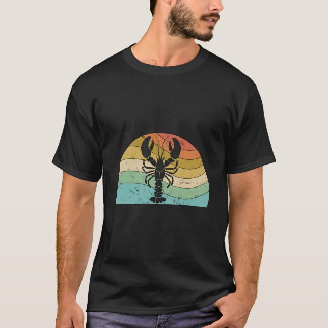 Lobster Stand Up Straight 12 Rules Psychology T Shirt (Framsida)