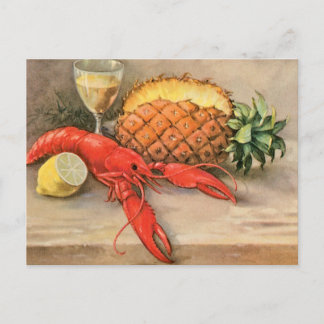 Lobster still Life Vykort