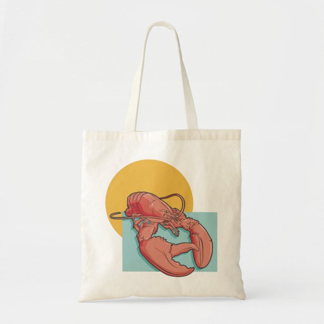 Lobster Sunrise Tygkasse (Framsidan)
