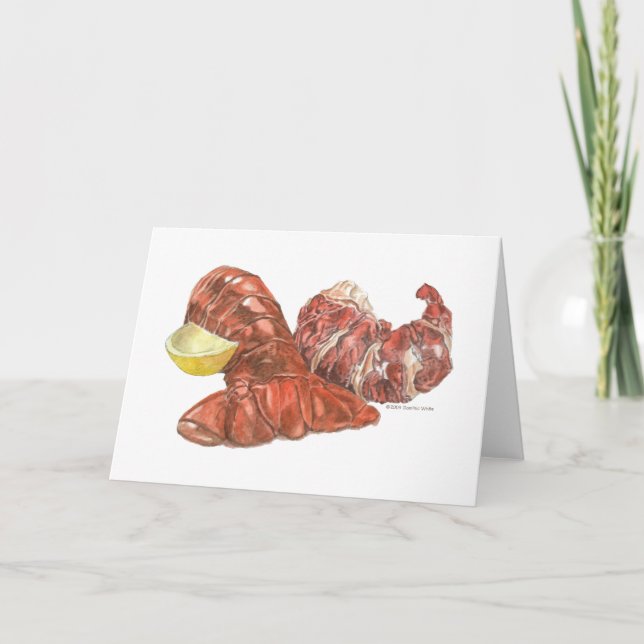 Lobster Svan Kort (Framsida)