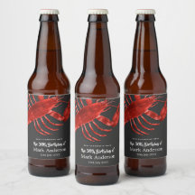 Lobster Thated Födelsedagsfest Firande Grått