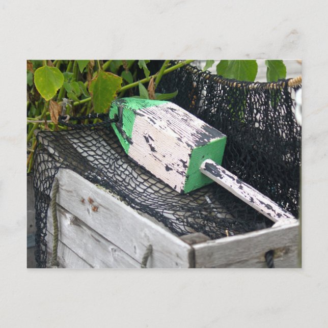 Lobster Trap Buoy Vykort (Framsida)