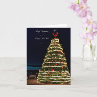 Lobster Trap Christmas Tree 2021 Holiday Greeting  Kort