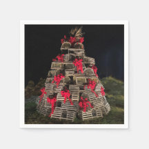 Lobster Trap Julgran Cocktail Napkin