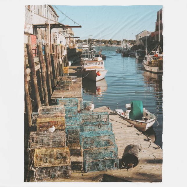 LOBSTER TRAPS FLEECEFILT (Framsidan)