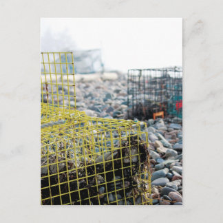 Lobster Traps på Rocky Beach Vykort