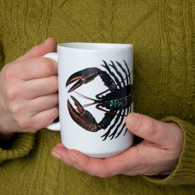 Lobster - Vintagens utformning Kaffemugg (Skapare uppladdad)