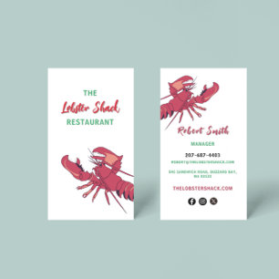 Lobster Visitkort