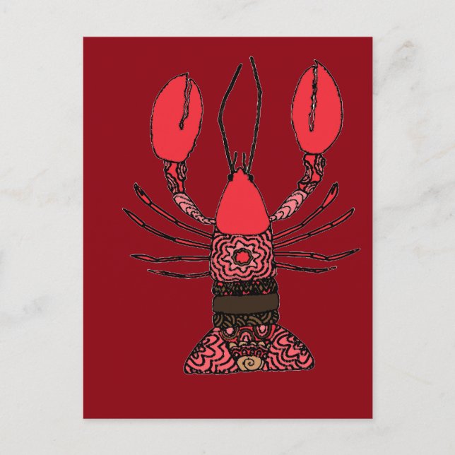 Lobster Vykort (Framsida)