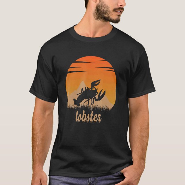 Lobsterdjurens Hett i naturbeståndet i bergstrakte T Shirt (Framsida)