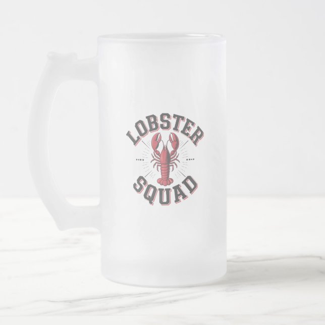 Lobstergänget Frostat Ölglas (Vänster)