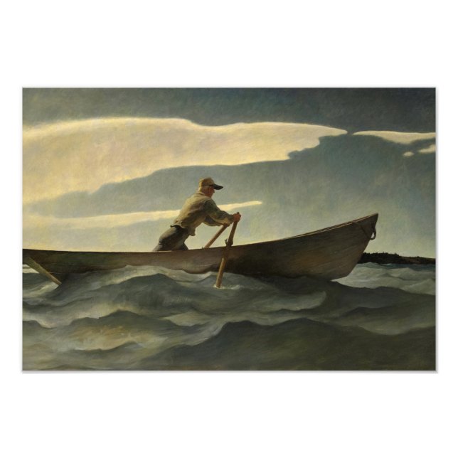 Lobsterman, Doryman av N. C. Wyeth Fototryck (Framsidan)