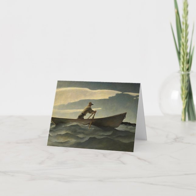 Lobsterman, Doryman av N. C. Wyeth Tack Kort (Framsida)