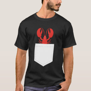 Lobsters Pocket Seafood Kräftor Lobster T Shirt