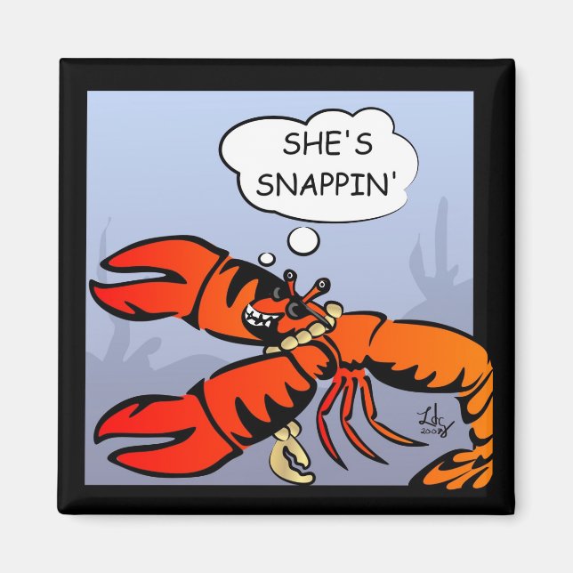 Lobsters with Bling Magnet (Framsidan)