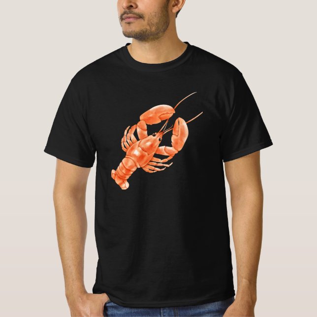 Lobstersymbol för starkt sammanfogande, cancer, va t shirt (Framsida)