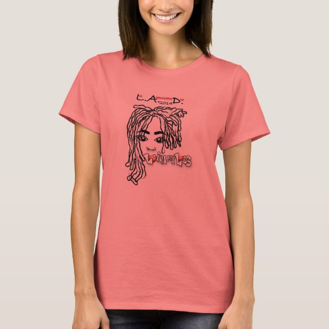 Loc Appreciation Day 2014 Tshirt... Lovin my Locs T Shirt (Framsida)