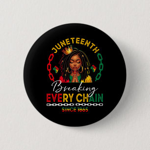Loc Hair Black Woman Breaking each chain Junete Knapp