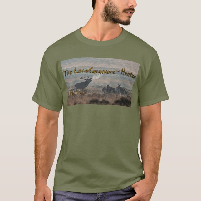 LocaCarnivore Kortärmad OD Grönt T-Shirt (Framsida)