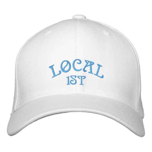 "LOCAL 1ST" Hat, Alternative Apparative Basic Adju Broderad Keps (Framsida)