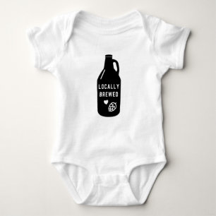 Local Brew Baby Bodydress   Öl Älskare   Brew Baby T Shirt
