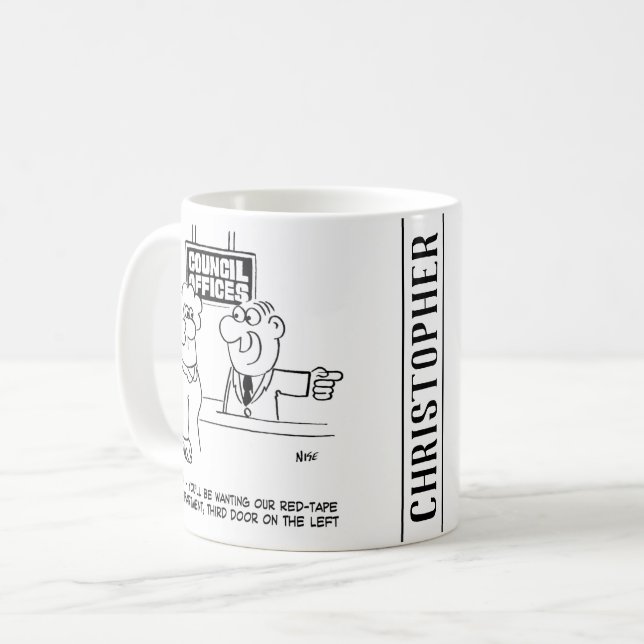 Local Council Red Tape Department Kaffemugg (Framsida vänster)