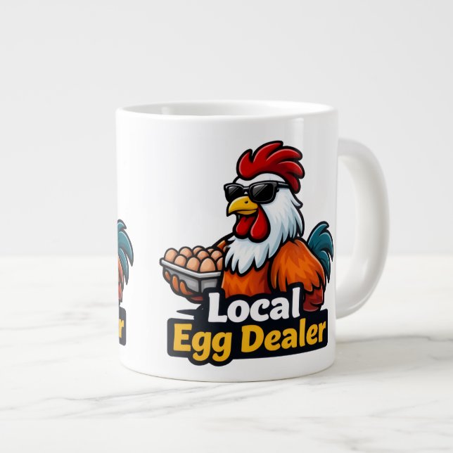 Local egg dealer, gansta, roster. jumbo mugg (Framsida höger)