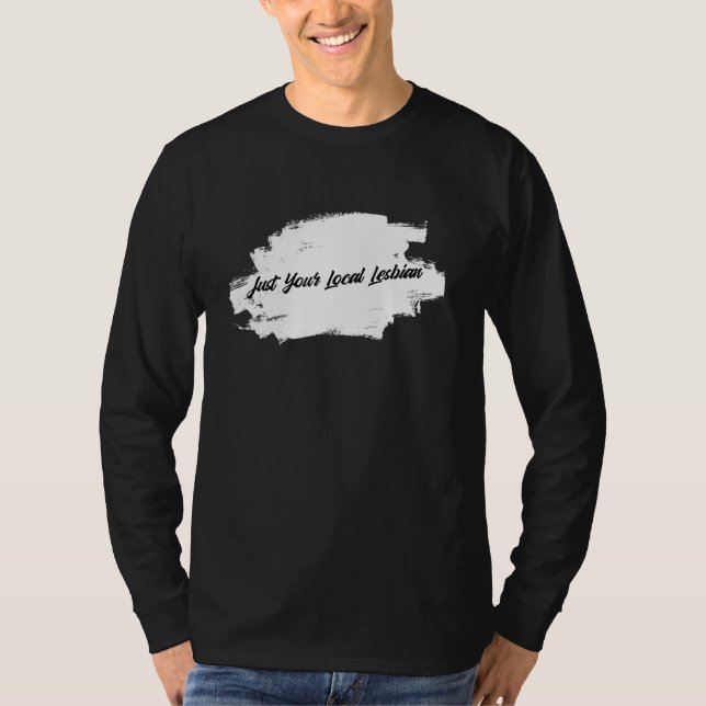Local Lesbisk Lesbisk par Sarcastic Lesbisk Pri T Shirt (Framsida)