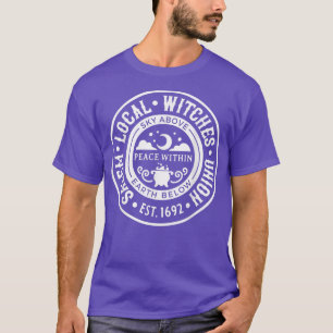 Local Witches Union Salem Women Witch Funny Hallow T Shirt