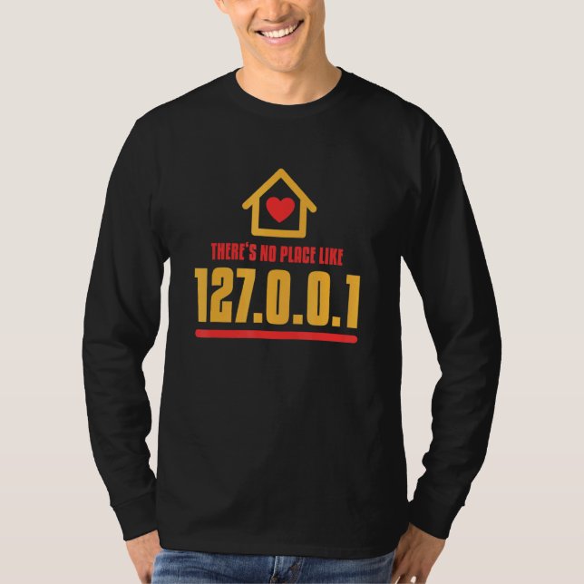 Localhost-design för Computer Ingenjör 127001 T Shirt (Framsida)